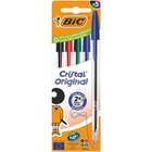 5 stylos bille cristal assortis - BIC en promo chez Carrefour 5 stylos bille cristal assortis - BIC dans le catalogue Carrefour