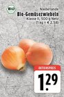 EDEKA Krefeld - Bio-Gemüsezwiebeln Angebot im Prospekt Bio-Gemüsezwiebeln bei EDEKA im Krefeld Prospekt für 1,29 €