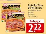 Dr. Oetker Pizza Die Ofenfrische bei famila Nordost im Lüneburg Prospekt für 2,22 €