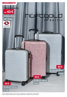 Koffer im Woolworth Prospekt "Aktuelle Angebote" mit 60 Seiten (Göttingen)
