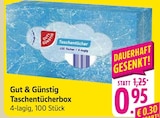 Aktuelles Taschentücherbox Angebot bei EDEKA in Heilbronn ab 0,95 €