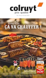 Catalogue Supermarchés de Colruyt à Laix, avec 8 pages Prospectus Supermarchés de Colruyt à Laix: "Allumez le feu, ÇA VA CHAUFFER !", 8 pages, 14/05/2025 - 18/05/2025