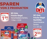 Frische-Siegel oder Frische-Siegel Nachfüller im Angebot bei GLOBUS in Rodgau Frische-Siegel oder Frische-Siegel Nachfüller Angebote von WC-Ente bei GLOBUS Rodgau für 1,99 €