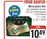 Bier bei nah und gut im Gröditz Prospekt für 10,49 €
