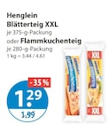 Blätterteig XXL Angebote von Henglein bei V-Markt Memmingen für 1,29 €