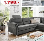 Winkelkombination im aktuellen Polstermöbel Fischer Prospekt für 1.798,00 €