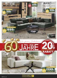 Fernseher Angebot im aktuellen BRAUN Möbel-Center Prospekt auf Seite 18