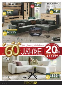 Gartenmöbel im aktuellen BRAUN Möbel-Center Prospekt (Freiburg (Breisgau)) Gartenmöbel im BRAUN Möbel-Center Prospekt "60 JAHRE BRAUN MÖBEL CENTER" mit 20 Seiten (Freiburg (Breisgau))