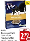 Katzennahrung Sensations Trockenfutter im Angebot bei E center in Bruchsal Katzennahrung Sensations Trockenfutter Angebote von Purina Felix bei E center Bruchsal für 2,79 €