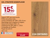 Promo Sol stratifié à 15,90 € dans le catalogue Gedimat à Costaros