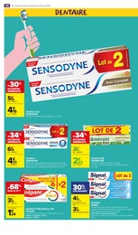 Offre Sensodyne dans le catalogue Carrefour Market du moment à la page 27