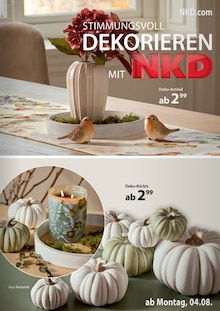 Aktueller NKD Prospekt "HERBSTLICHE INSPIRATION" mit 4 Seiten