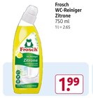 WC-Reiniger Zitrone Angebote von Frosch bei Rossmann Siegen für 1,99 €
