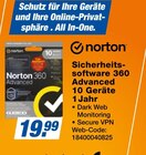 Sicherheitssoftware 360 Advanced bei expert im Haren Prospekt für 19,99 €