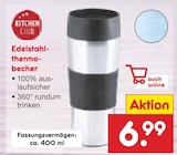 Edelstahlthermobecher Angebote von Kitchen Club bei Netto Marken-Discount Beckum für 6,99 €