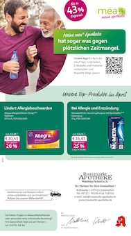 mea - meine apotheke Prospekt Unsere April-Angebote mit 4 Seiten