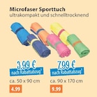 Microfaser Sporttuch ca. 50 x 90 cm von  im aktuellen V-Markt Prospekt für 3,99 €