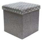 Le pouf ou banc coffre pliable à Bazarland dans Charensat Le pouf ou banc coffre pliable à Bazarland dans Charensat