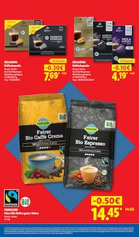 Kaffee im aktuellen Lidl Prospekt (Lünen) Kaffee im Lidl Prospekt "Der Preisführer macht Deutschland dauerhaft günstiger!" mit 34 Seiten (Lünen)