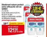 Promo Déodorant nature protect extra-efficacité roll-on à 12,50 € dans le catalogue Cora à Persan