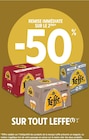 -50% REMISE IMMÉDIATE SUR LE 2ÈME SUR TOUT LEFFE à Intermarché dans Malakoff