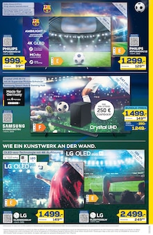 Fernseher im EURONICS Prospekt "GENAU RICHTIG. UNSERE WM-VOLLTREFFER." mit 8 Seiten (Kamen)