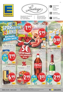 Aktueller EDEKA Prospekt "Aktuelle Angebote" Seite 1 von 28 Seiten für Duisburg