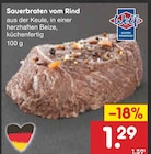 Sauerbraten vom Rind Angebote von Wolf bei Netto Marken-Discount Hof für 1,29 €