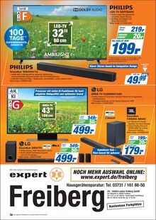 Fernseher im expert Prospekt "Top Angebote" mit 12 Seiten (Freiberg)