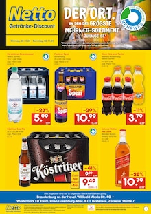 Netto Marken-Discount Beetzsee Prospekt "DER ORT, AN DEM DU IMMER AUSGEZEICHNETE PREISE FINDEST." mit 2 Seiten