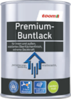 Premium-Buntlack im toom Baumarkt Prospekt Premium-Buntlack von toom im aktuellen toom Baumarkt Prospekt für 8,99 €