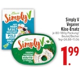 Veganer Käse-Ersatz von Simply V im aktuellen EDEKA Prospekt für 1,99 €