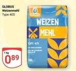 Weizenmehl Angebote von Globus bei GLOBUS Ludwigshafen für 0,89 €