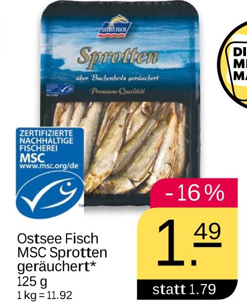 MSC Sprotten geräuchert