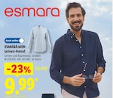 MEN Leinen-Hemd im Lidl Prospekt MEN Leinen-Hemd von Esmara im aktuellen Lidl Prospekt für 9,99 €