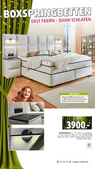 Boxspringbett im Polstermöbel Fischer Prospekt "JUBILÄUM" mit 23 Seiten (Nürnberg)