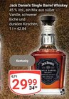 Single Barrel Whiskey Angebote von Jack Daniel's bei GLOBUS Neunkirchen für 29,99 €