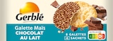 Auchan Supermarché Demi-Quartier - Promo GALETTE MAÏS CHOCOLAT AU LAIT GERBLÉ Promo GALETTE MAÏS CHOCOLAT AU LAIT GERBLÉ à 2,18 € dans le catalogue Auchan Supermarché à Demi-Quartier