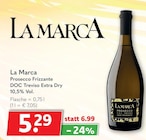 Prosecco Frizzante DOC Treviso Extra Dry im Angebot bei Getränkeland in Rostock Prosecco Frizzante DOC Treviso Extra Dry Angebote von La Marca bei Getränkeland Rostock für 5,29 €