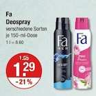 Deospray bei V-Markt im Lauingen Prospekt für 1,29 €