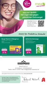 mea - meine apotheke Apotheken Prospekt der aktuellen Woche mit 4 Seiten, gültig von 01.10.2026 bis 31.10.2026, in Weidenbach und Umgebung Aktueller mea - meine apotheke Apotheken Prospekt in Weidenbach und Umgebung, "Unsere Oktober-Angebote" mit 4 Seiten, 01.10.2026 - 31.10.2026