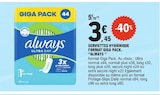 Serviettes hygiéniques Ultra Day Giga Pack - ALWAYS dans le catalogue E.Leclerc