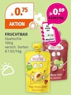 Baby im Müller Prospekt Quetschie von Fruchtbar im aktuellen Müller Prospekt für 0,69 €