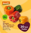 Bio-Paprika rot, gelb oder grün Angebote von demeter bei tegut Böblingen