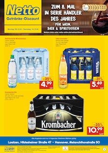 Netto Marken-Discount Prospekt "DER ORT, AN DEM DU IMMER AUSGEZEICHNETE PREISE FINDEST." mit  Seiten (Ronnenberg)