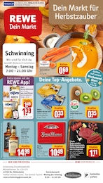 REWE Prospekt "Dein Markt" für Duisburg, 33 Seiten, 28.10.2024 - 02.11.2024