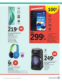 Offre Casque dans le catalogue E.Leclerc du moment à la page 13