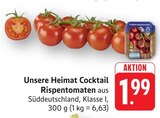 E center Walldorf - Cocktail Rispentomaten Angebot im Prospekt Cocktail Rispentomaten bei E center im Walldorf Prospekt für 1,99 €