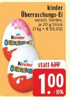 Überraschungs-Ei im Angebot bei EDEKA in Bielefeld Überraschungs-Ei Angebote von kinder bei EDEKA Bielefeld für 1,00 €