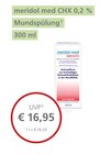 Mundspülung von meridol med CHX 0,2 % im aktuellen LINDA Partnerapotheke Prospekt für 16,95 €